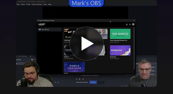 Youtube video: Marketplace Connect for OBS 1.2 Beta Live Demo + Q&A