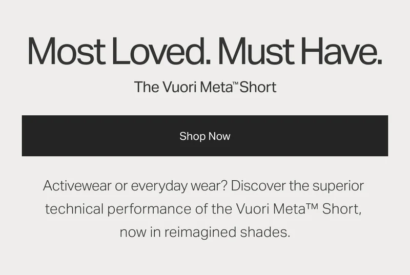 The Vuori Meta Short - Shop Now