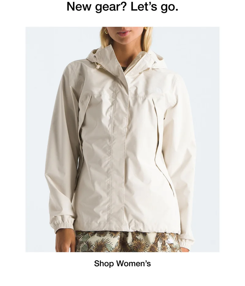 New gear? Let's go. Shop women's