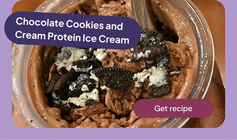 Chocolate cookies and Cream Protein Ice Cream
