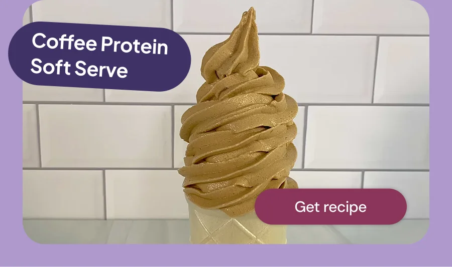 Coffee Protein Soft Serve