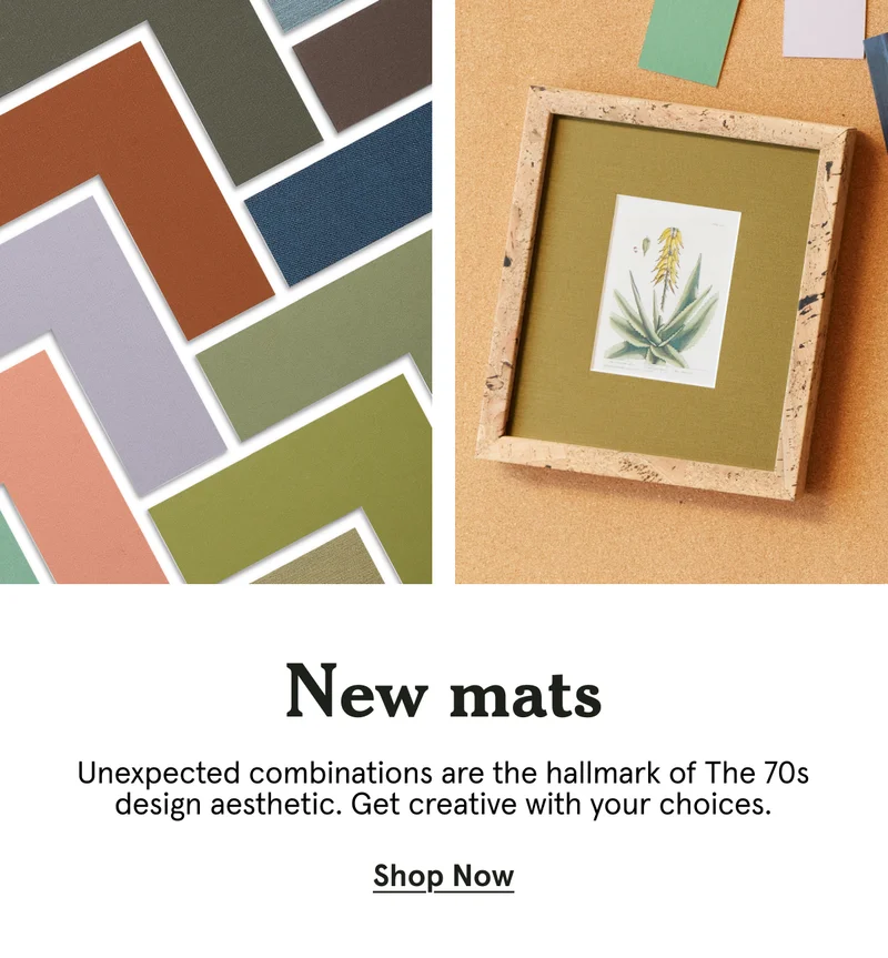 Unexpected combinations are the hallmark of The 70s design aesthetic. Get creative with your choices.