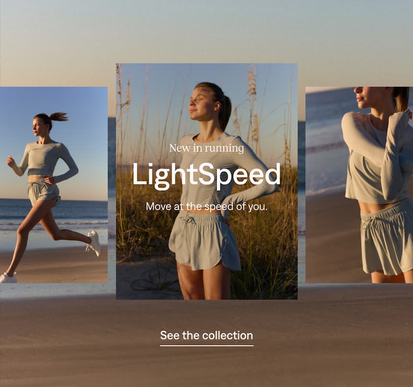 New in running: LightSpeed. Shop now