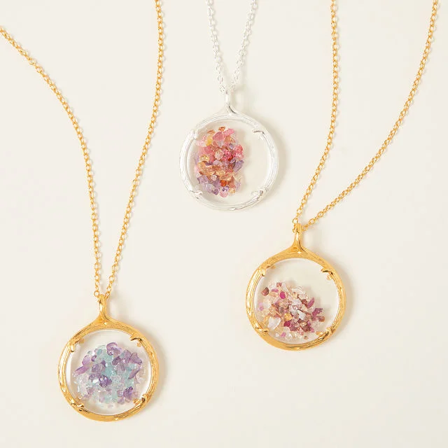 Custom Mixed Birthstone Necklace