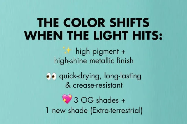 high pigment + high shine high pigment + high shine