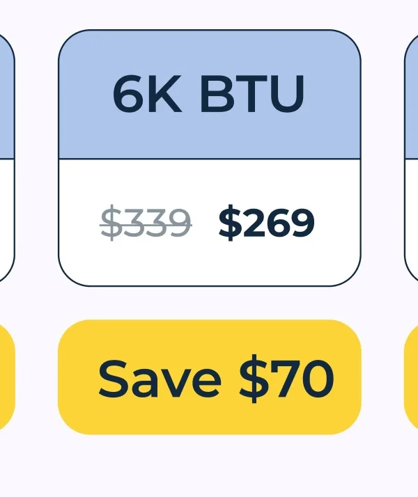 6K BTU - Save $70