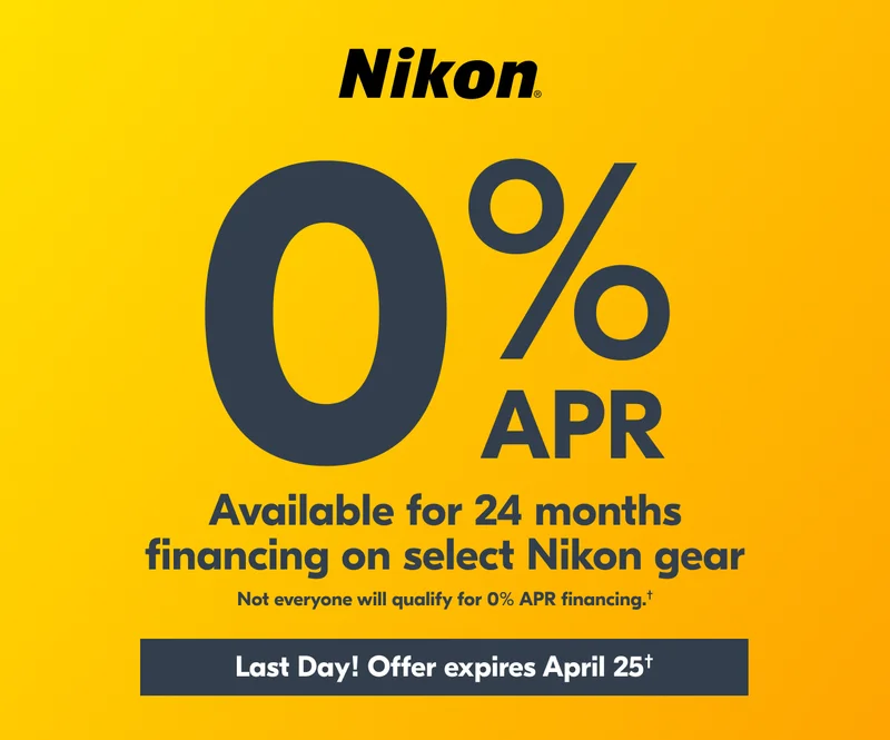 Nikon | 0% APR Available for 24-Month Financing†