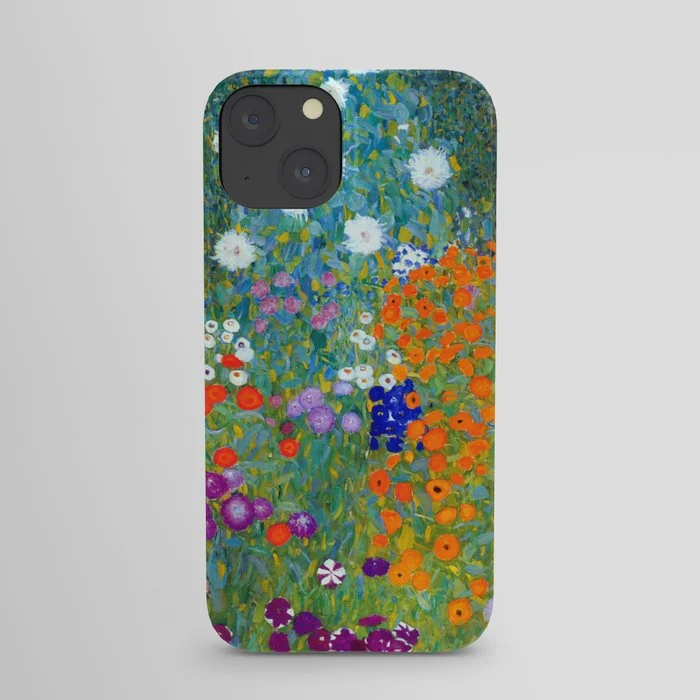 Gustav Klimt Flower Garden iPhone Case iPhone Case