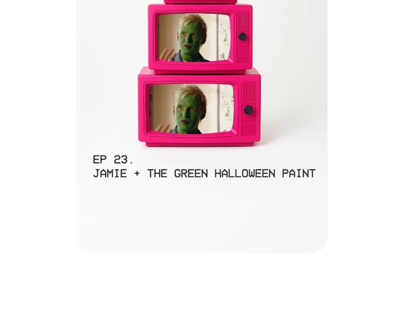 Episode 23. Jamie + The green halloween paint