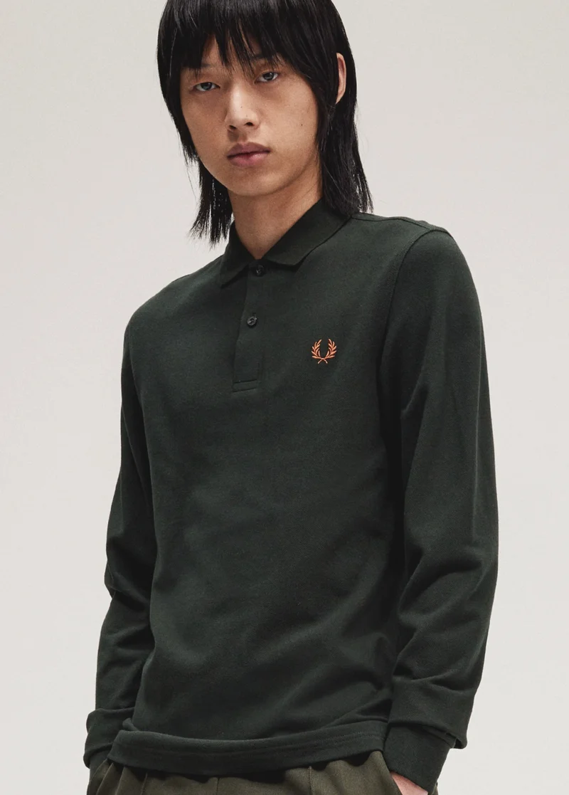 Shop Mens Longsleeve Fred Perry Shirts