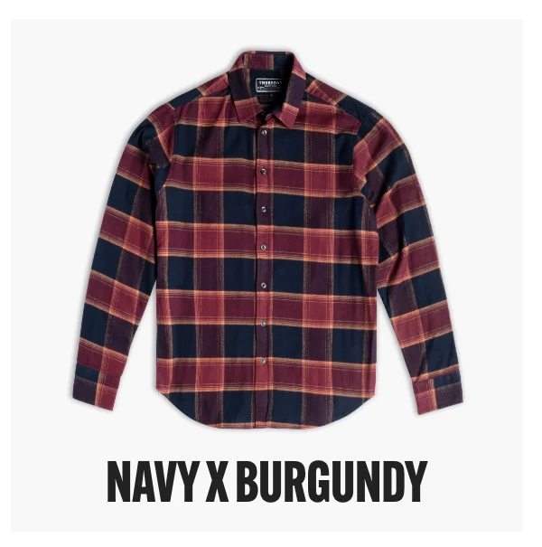 Navy x Burgundy