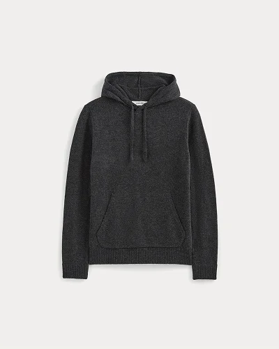 Image | The Felted Merino Hoodie | Charcoal