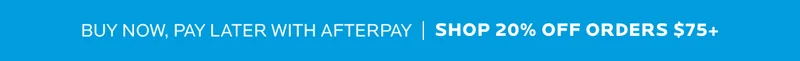 Buy Now Pay Later with Afterpay. Shop the sale