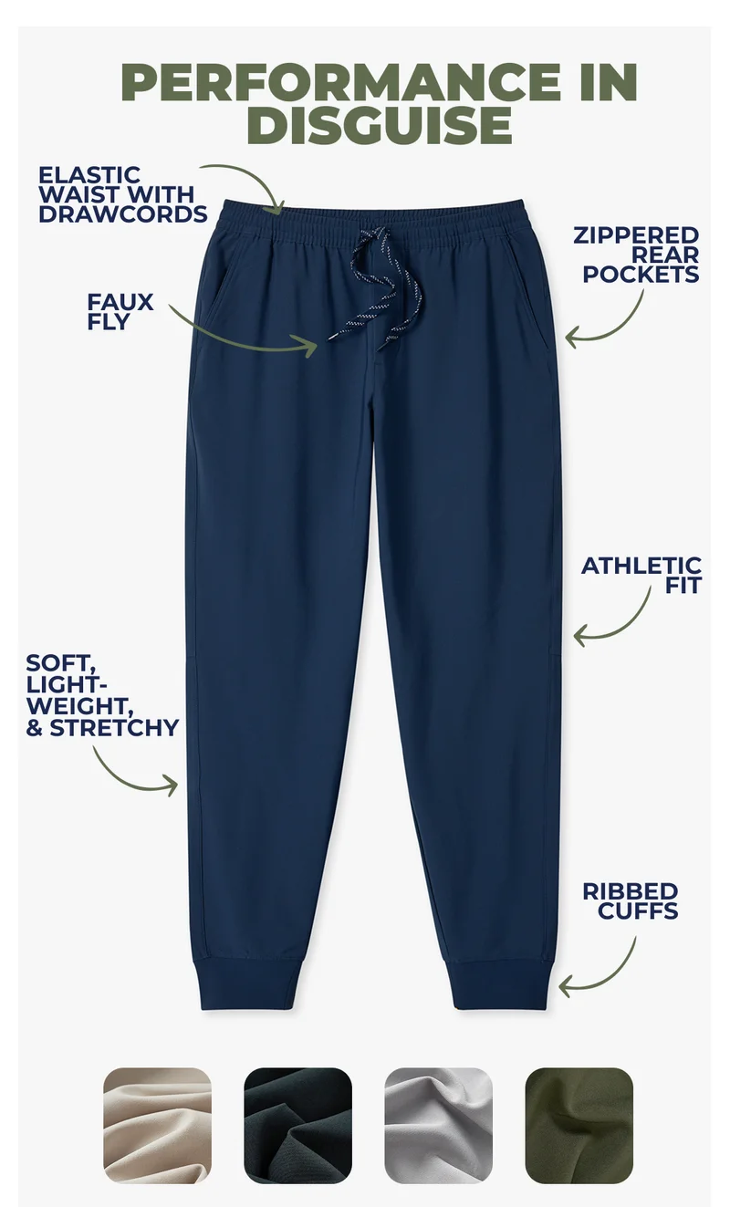 PERFORMANCE IN DISGUISE: The Everywear Jogger