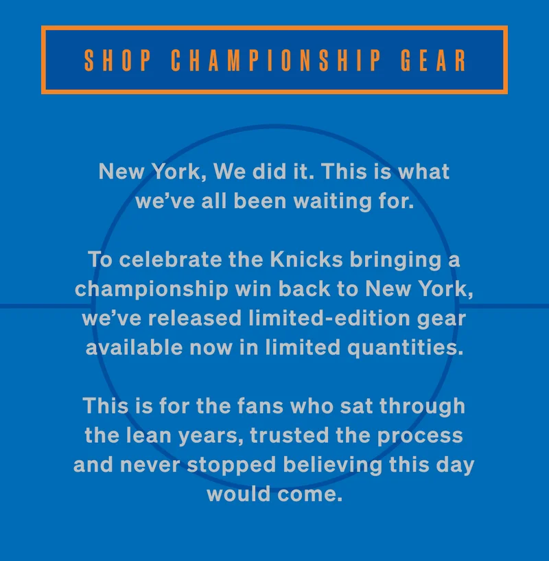 Shop Championship Gear