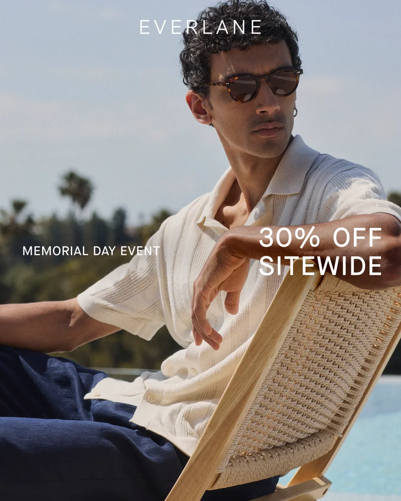 Image | Everlane |  Memorial Day Event | 30% Off Sitewide