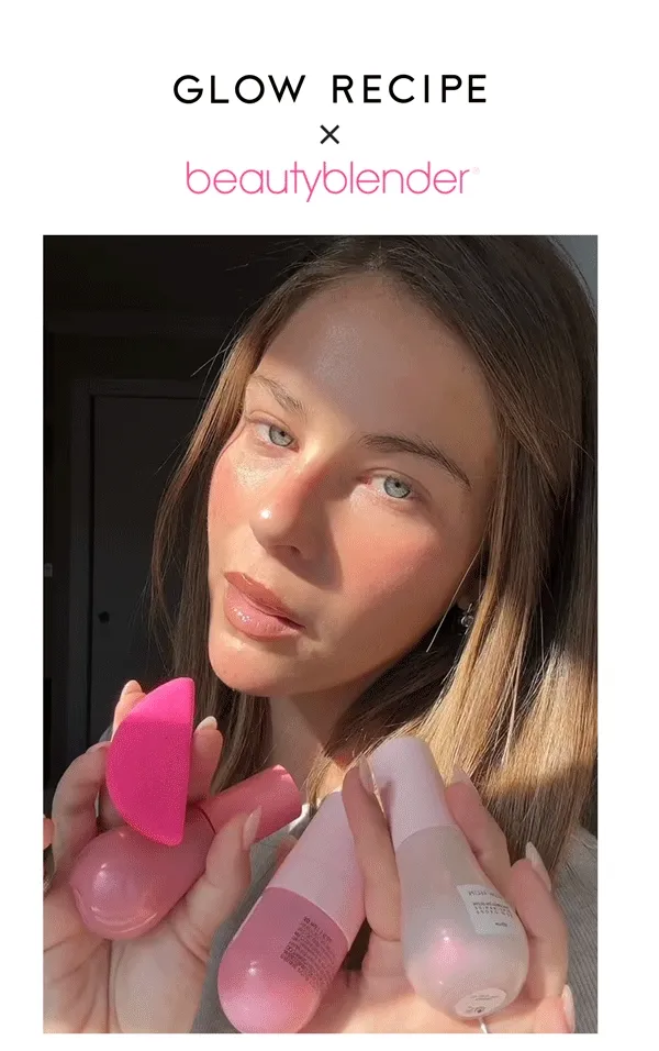 NEW Glow Recipe x Beauty Blender Watermelon Glow Best-Sellers Kit