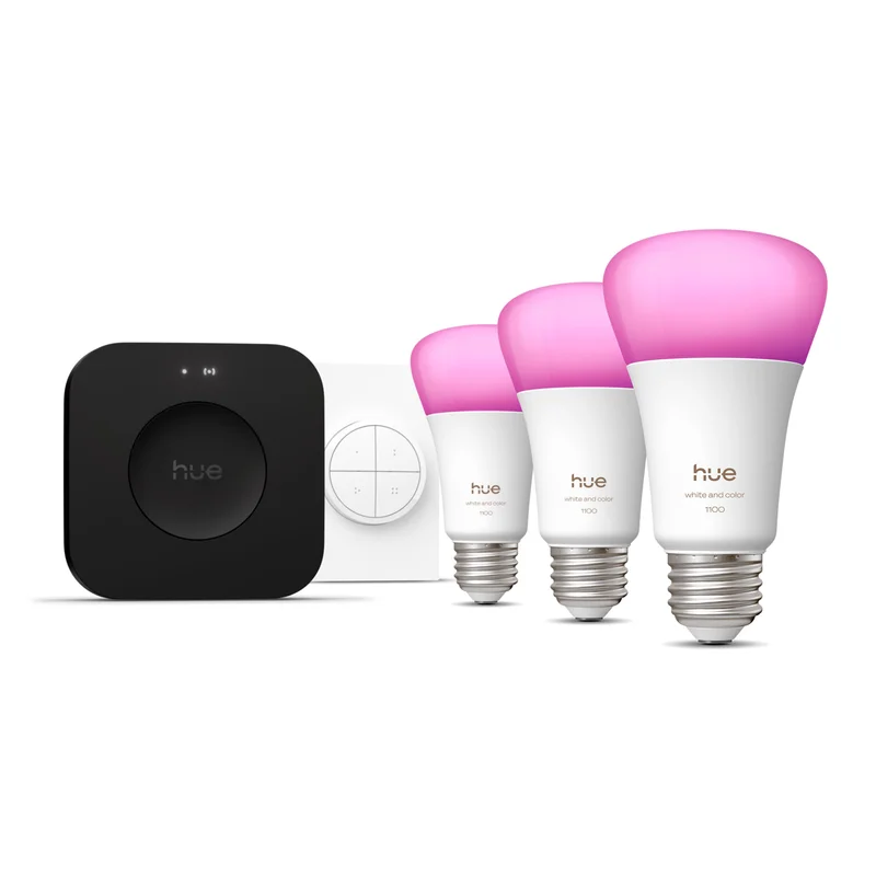 3 E26 smart bulbs + Tap dial switch
