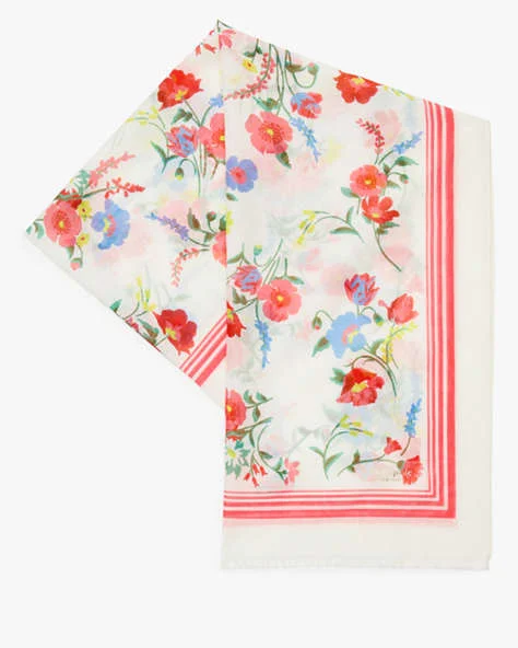 Whimsical Garden Oblong Scarf