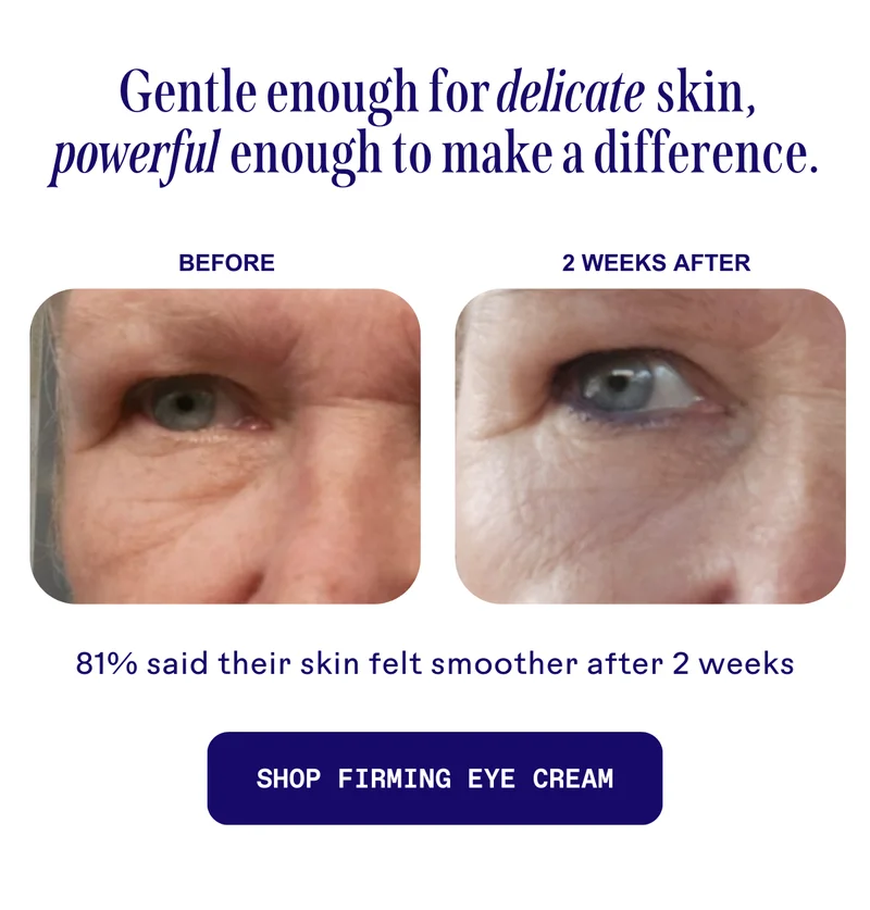 Shop firming eye cream.