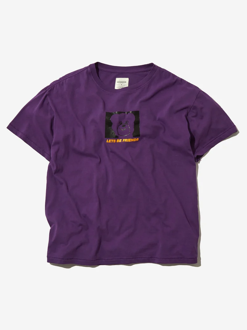 Image of Goodhood Worldwide Friends T-Shirt - Purple