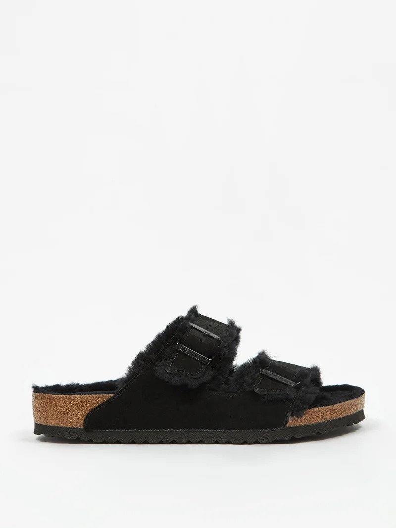 Image of Birkenstock Arizona Fur - Black