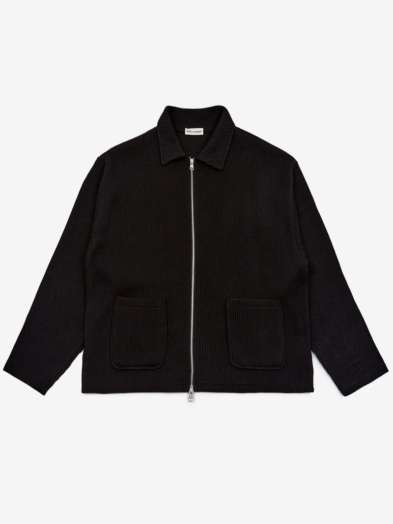 Image of Estudio Niksen Double-Zip Pocket Sweater - Black
