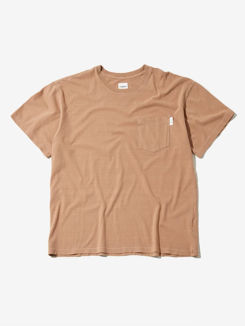Image of Goodhood Worldwide Basic Pocket T-Shirt - Olive