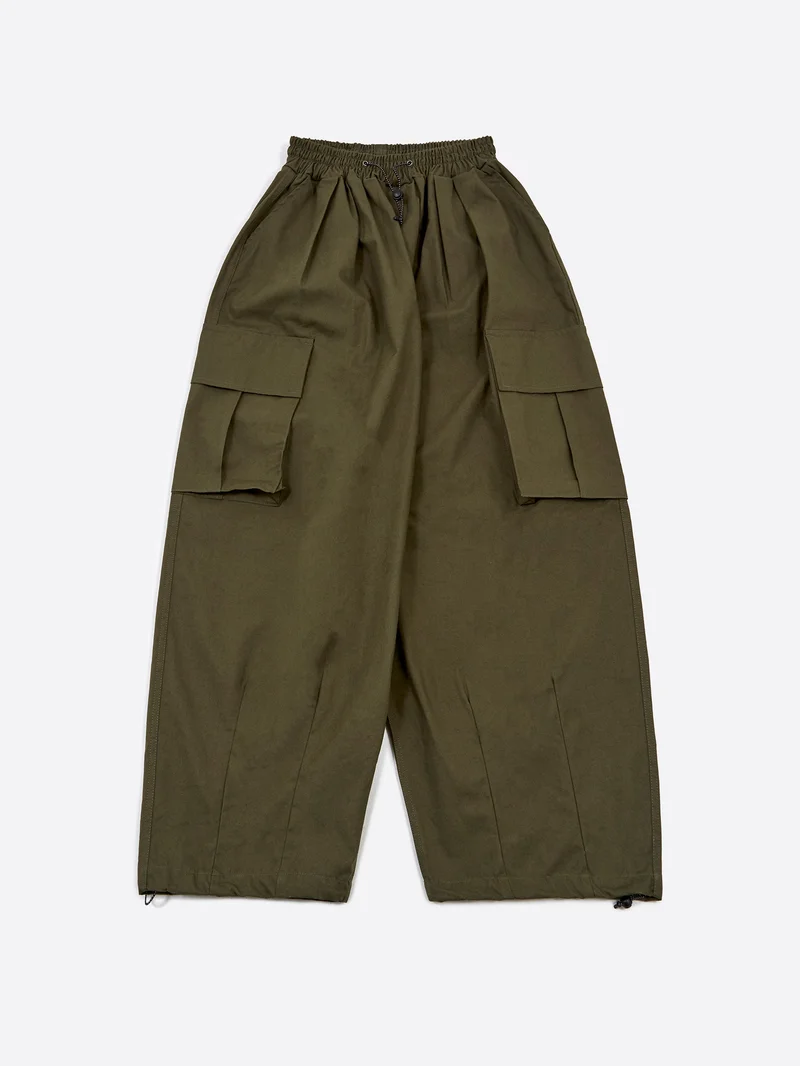 Image of Estudio Niksen Cargo String Balloon Pant - Khaki