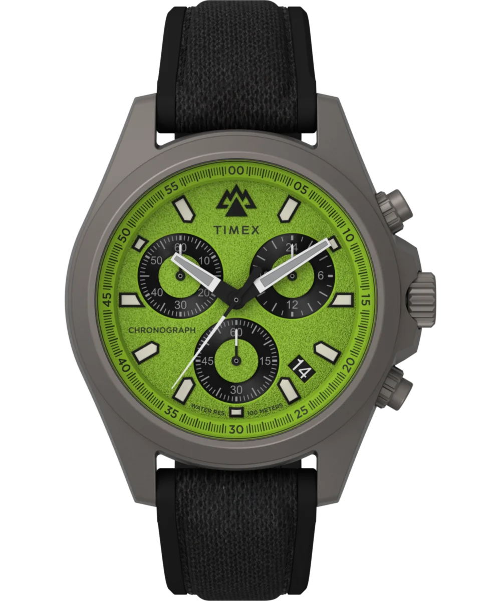 Image of Expedition Field Chrono 43mm Recycled Mixed Materials Strap Watch