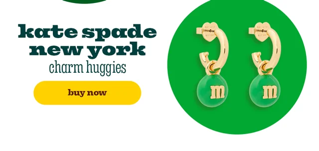 KATE SPADE NEW YORK CHARM HUGGIES