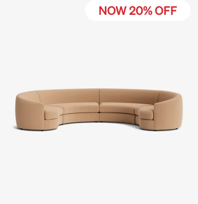 Shop Imada Curved Sectional Sofa