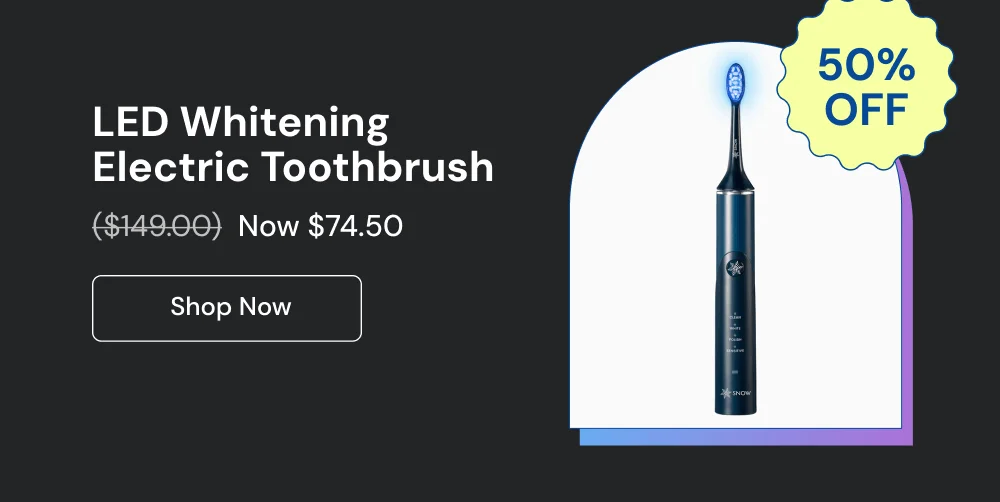 LED Whitening Electric Toothbrush [SHOP NOW]