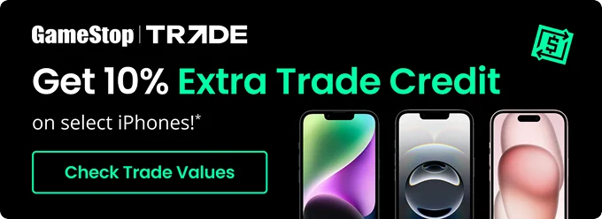 Gamestop TRADE Get 10% Extra Trade Credit on select iPhones!* Check Trade Values