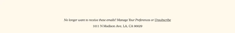 Manage Preferences