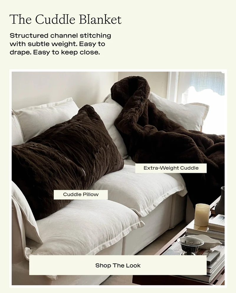 The cuddle blanket - shop the look
