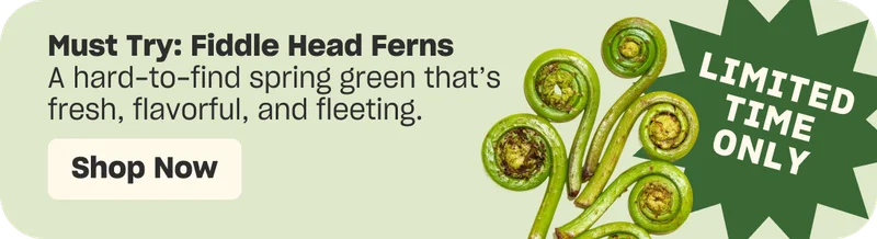 Must Try: Fiddle Head Ferns