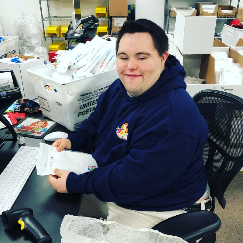 John hard at work