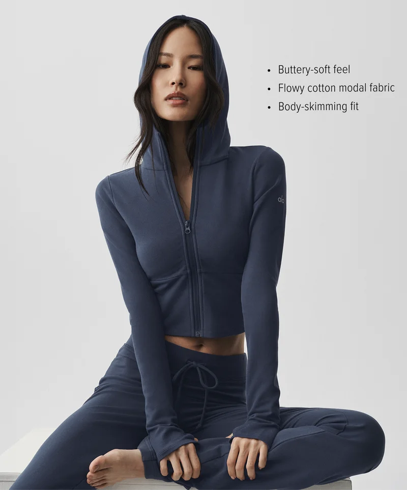 • Buttery-soft feel • Flowy cotton modal fabric • Body-skimming tit