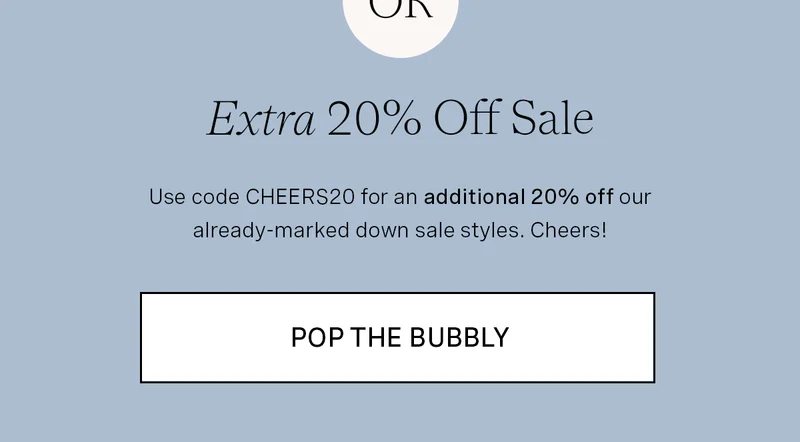 Extra 20% Off Sale