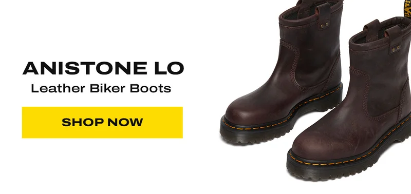 Anistone Lo Leather Biker Boots