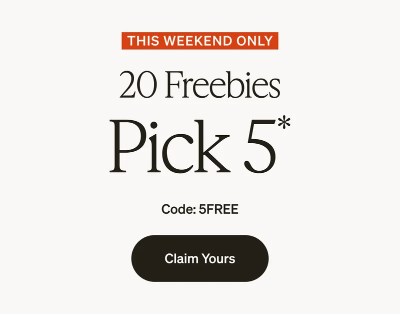 20 Freebies, Choose 5
