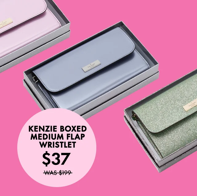 KENZIE BOXED MEDIUM FLAP WRISTLET