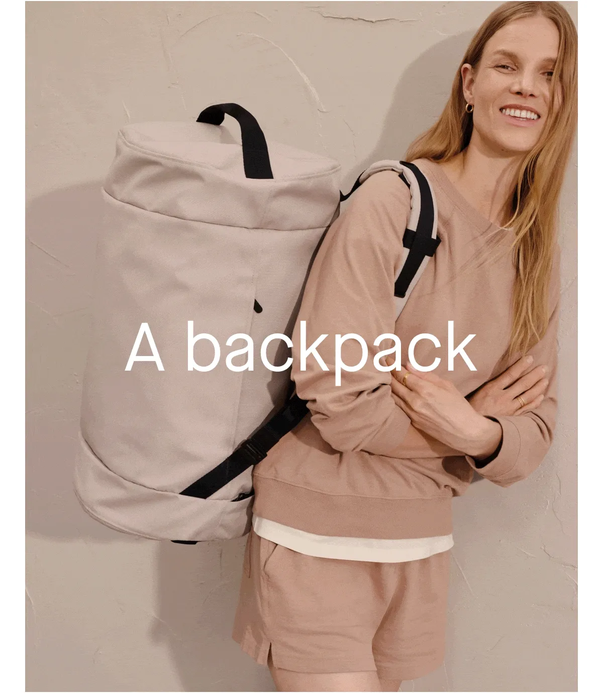 A backpack, A crossbody, A shoulder bag, A weekender [GIF]