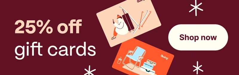 25% off gift cards. Shop now.