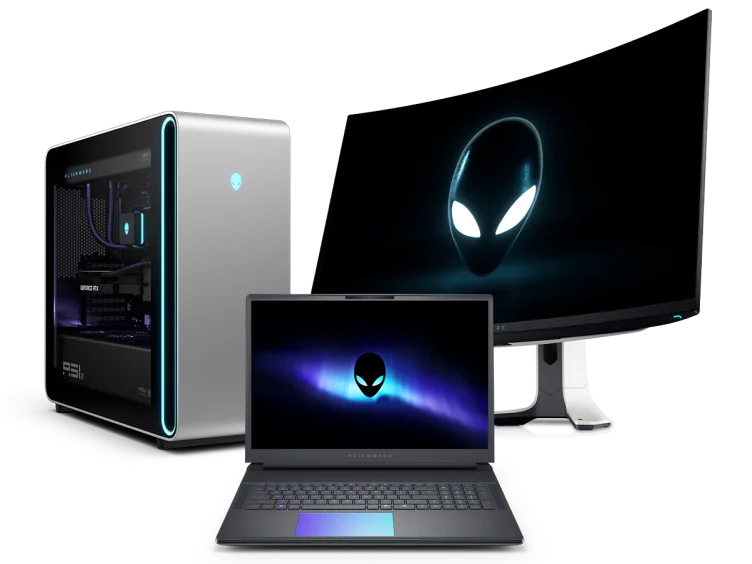 Image with Dell gaming products with limited-time offers.