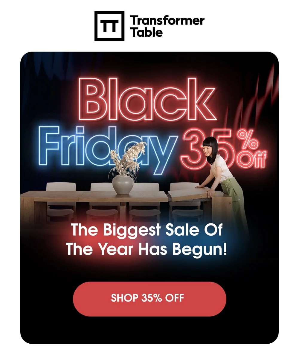 Transform your dining experience with stackable chairs and a unique extendable table design