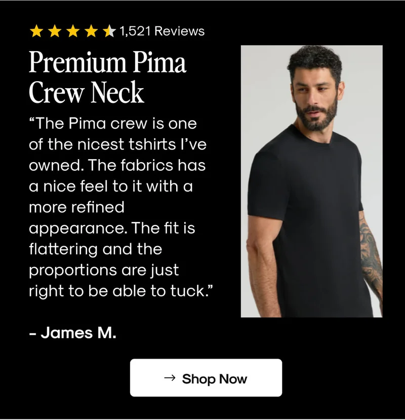 Premium Pima Crew Neck