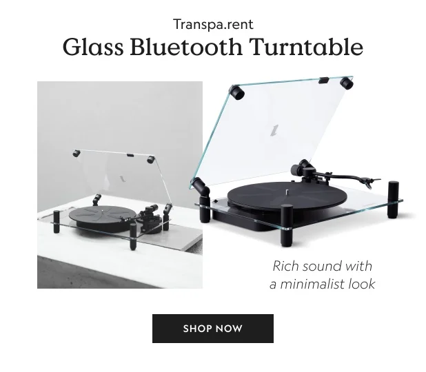 Glass Bluetooth Turntable