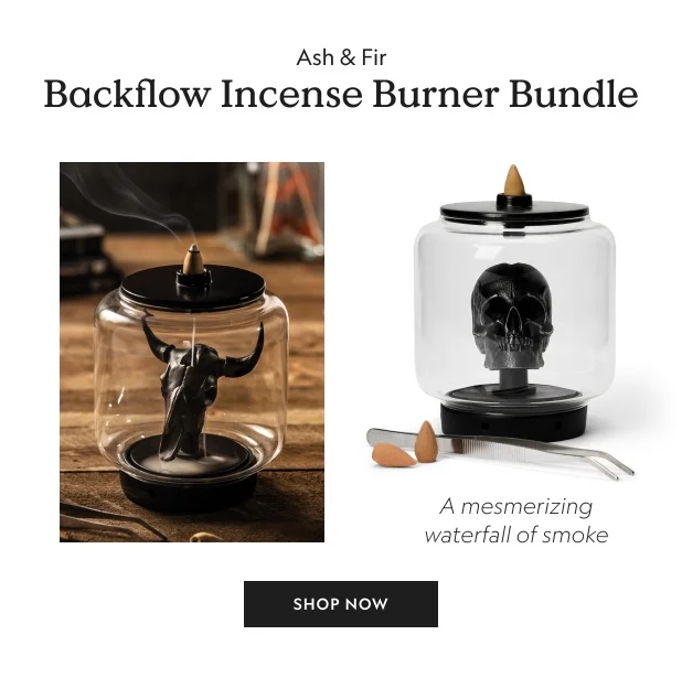 Backflow Incense Burner Bundle